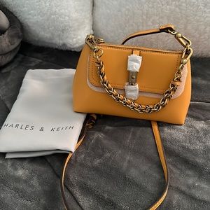 Charles & Keith crossbody bag! I’ve never worn it, still has tags on it!